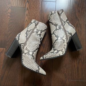 Aldo Loviren Snake Block Heel Boot